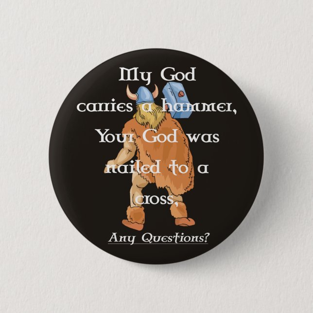 button My God on Blk (Front)