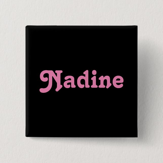 Button Nadine (Front)