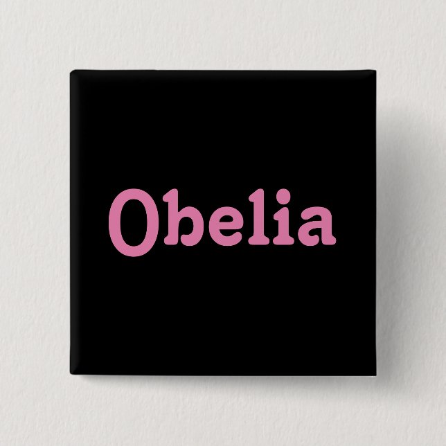 Button Obelia (Front)