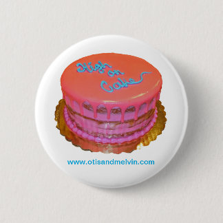 Button, Otis and Melvin, "High on Cake" cake 2 Inch Round Button
