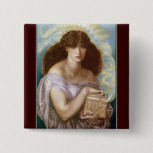 Button: "Pandora" 2 Inch Square Button