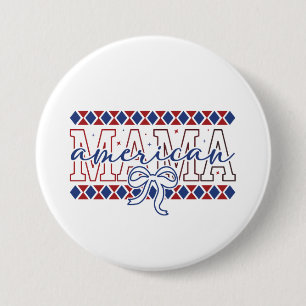 Button-Patriotic Mom Pin