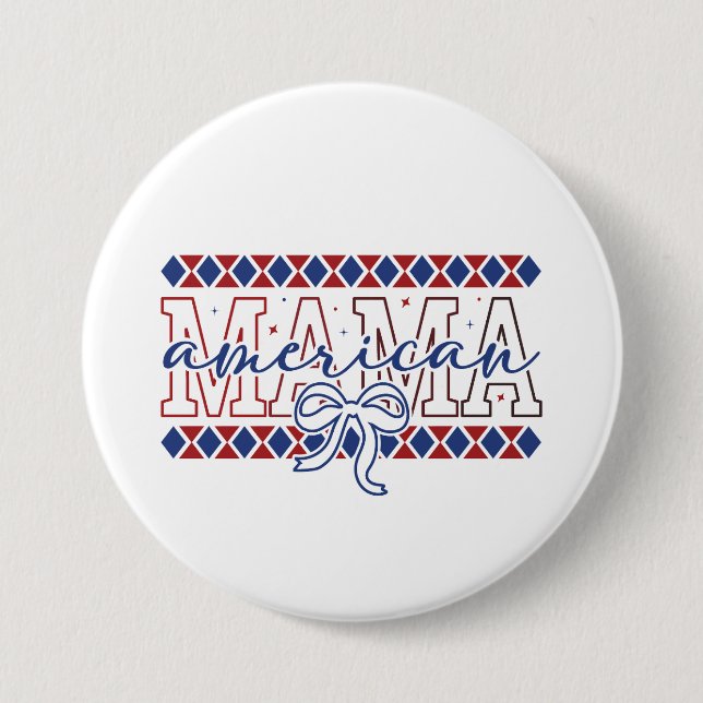Button-Patriotic Mom Pin (Front)