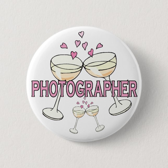 Button: Photographer 2 Inch Round Button (Front)