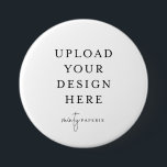 Button Pin 3"<br><div class="desc">Customize your button pin design in Templett. After you are done editing, download your file in a JPG format (don't forget to turn on the bleed option). Upload your design here by clicking on the blue "Personalize" button.</div>