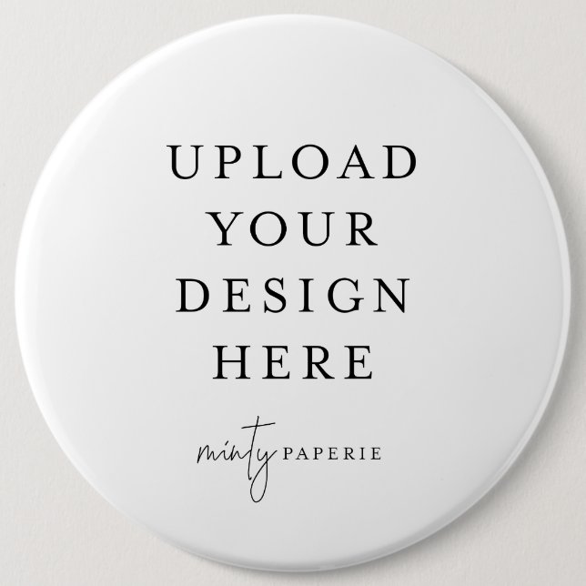 Button Pin 6" - Extra Large (Front)