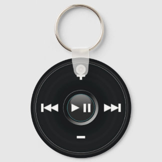 Button Player Keychain