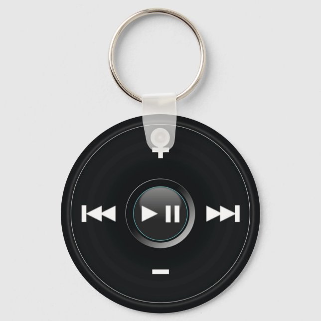 Button Player Keychain (Front)
