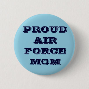 Button Proud Air Force Mom