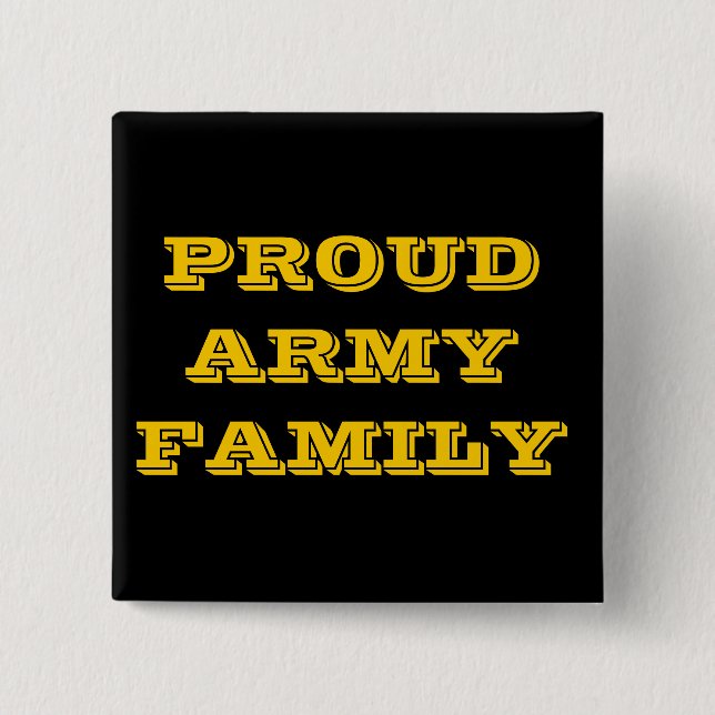 Button Proud Army Family (Front)