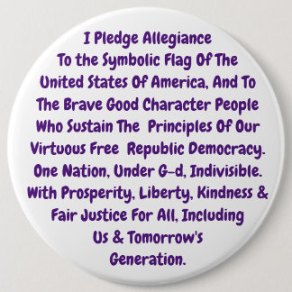 Button Reminder To Live Our Sacred Values