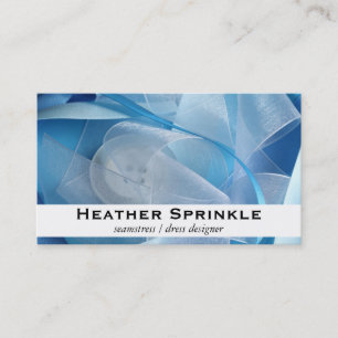 Button & Ribbon Business Card
