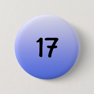 button round blue number seventeen
