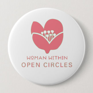 Button, Round customizable 4 Inch Round Button