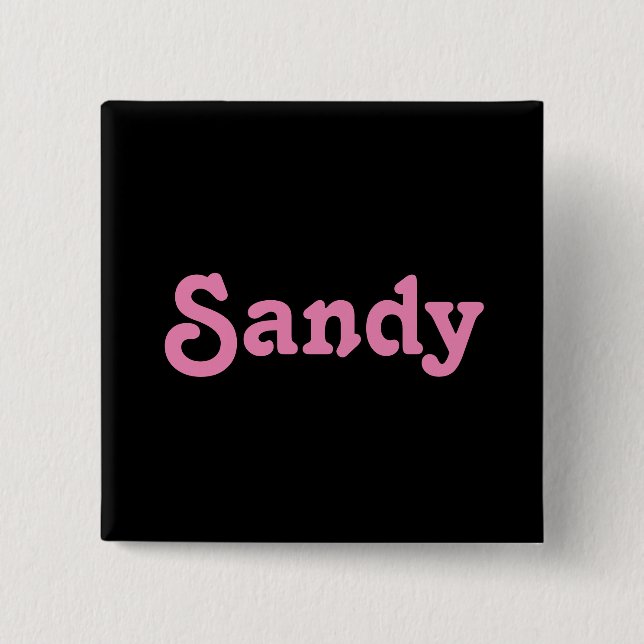 Button Sandy (Front)