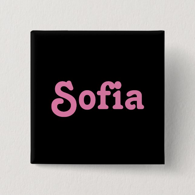 Button Sofia (Front)