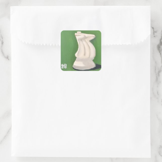 Button Square Sticker (Bag)