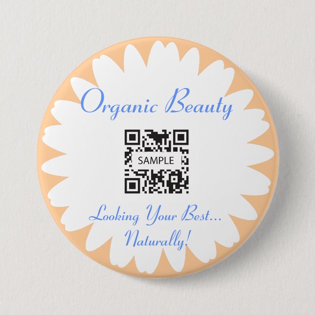 Button Template Organic Beauty (Front)