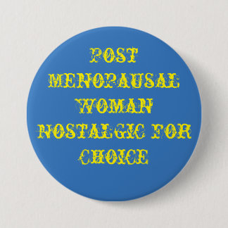 Button to wear to a protest march
