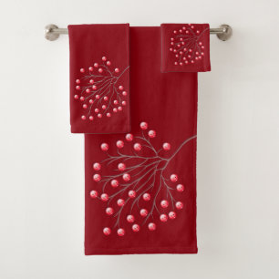 Button Tree Bath Towel Set
