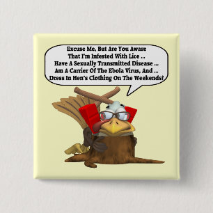 Button - Turkey Pleas For Life