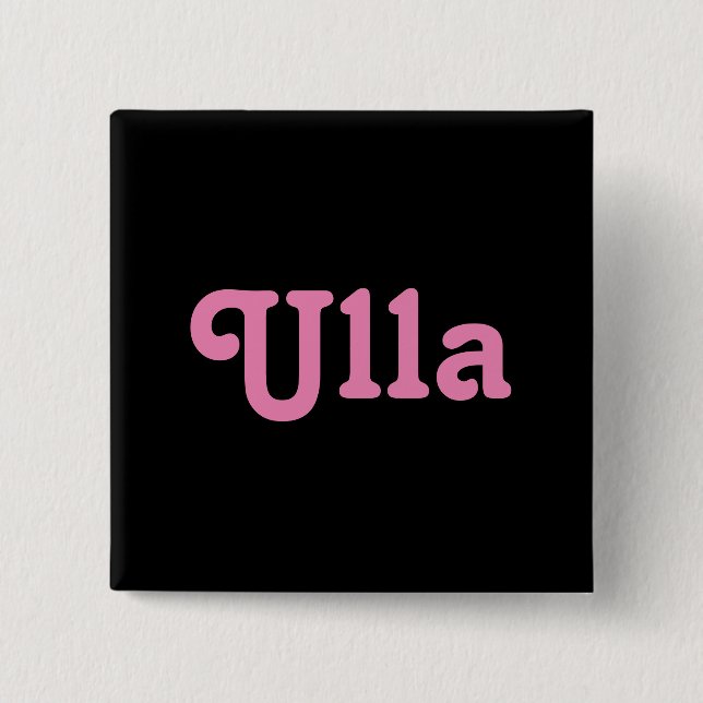 Button Ulla (Front)