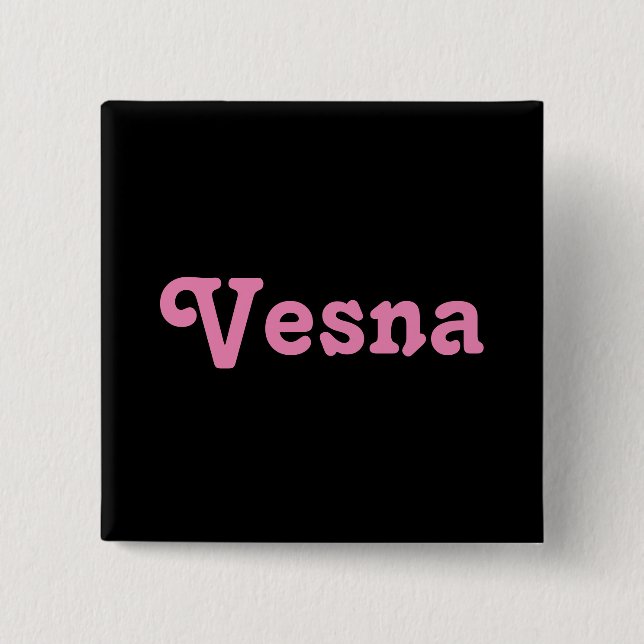Button Vesna (Front)