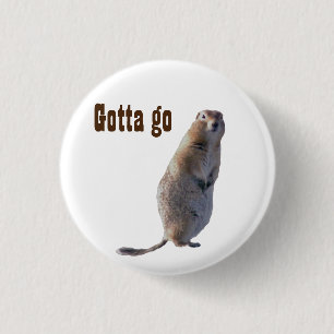 Button w/ prairie dog