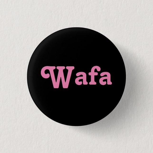 Button Wafa (Front)