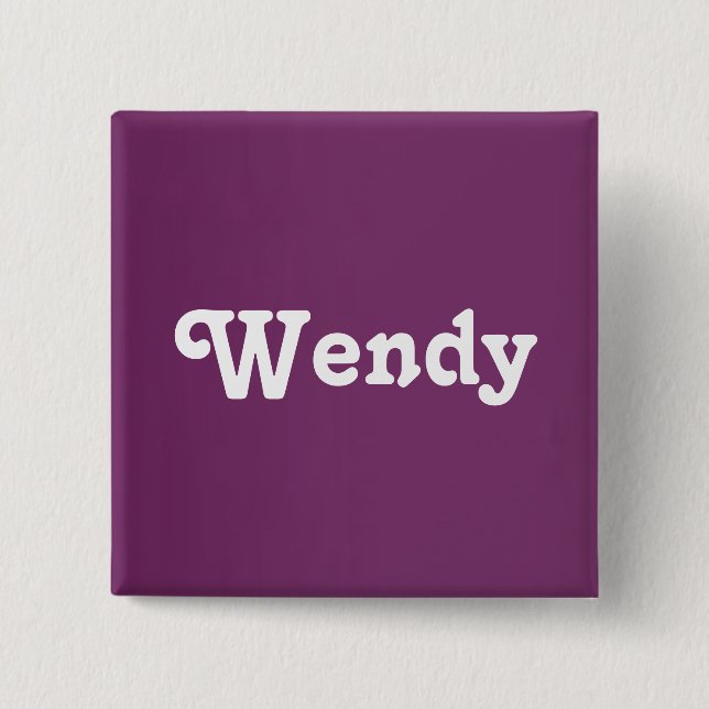 Button Wendy (Front)