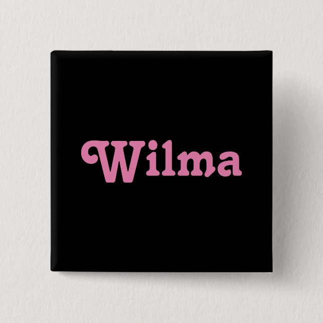 Button Wilma (Front)