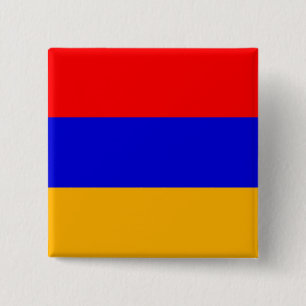 Button with Flag of Armenia