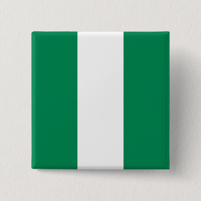 Button with Flag of Nigeria (Front)