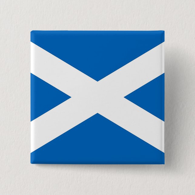 Button with Flag of Scotland (Front)