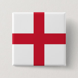 Button with Flag of the England