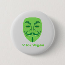 Button with vegan theme image.