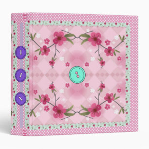 buttoned Avery Signature Binder