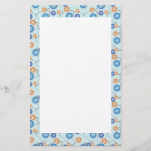 Buttons and Sewing Needles Stationery