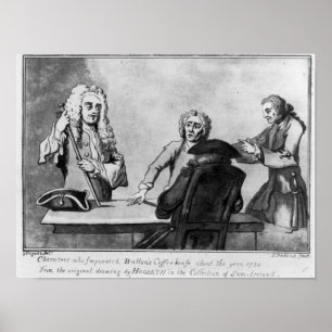 Buttons Coffee House, 1730 Poster