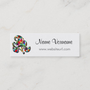 buttons mini business card