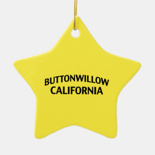 Buttonwillow California Ceramic Ornament