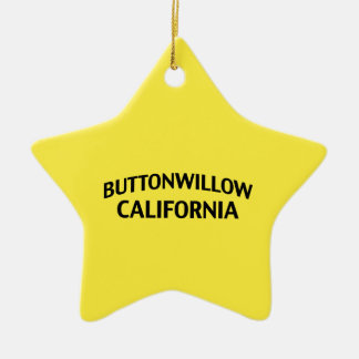 Buttonwillow California Ceramic Ornament