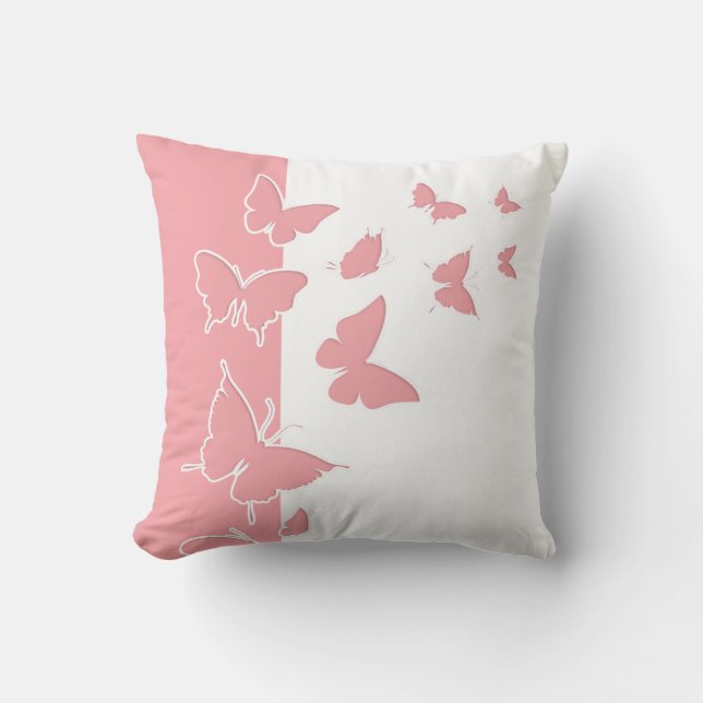 Buttrfly Nature Throw Pillows (Front)
