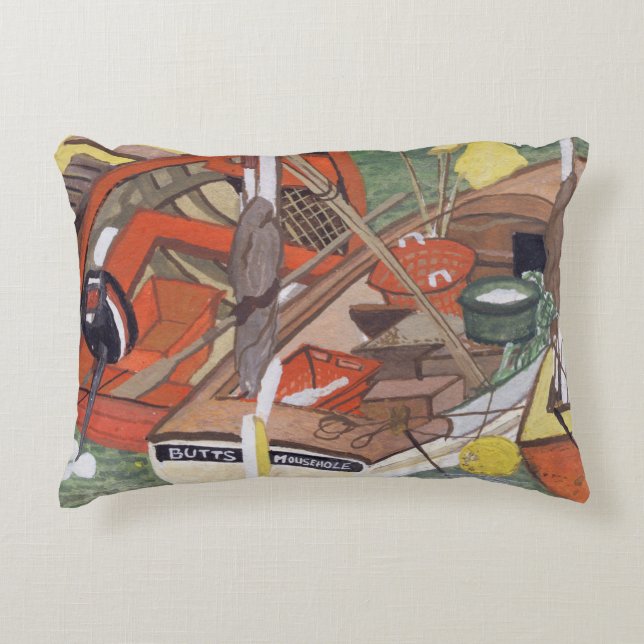 Butts of Mousehole 1995 Accent Pillow (Front)