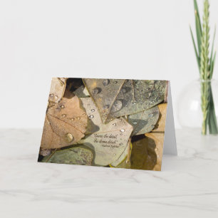 BUUF Gardens: Autumn Leaves Card