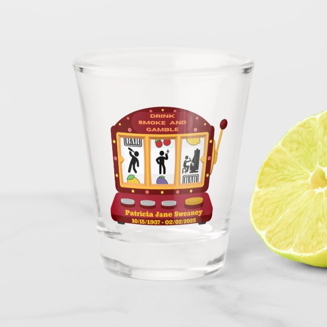 Buvez de la fumée et du verre de tir (Devant)