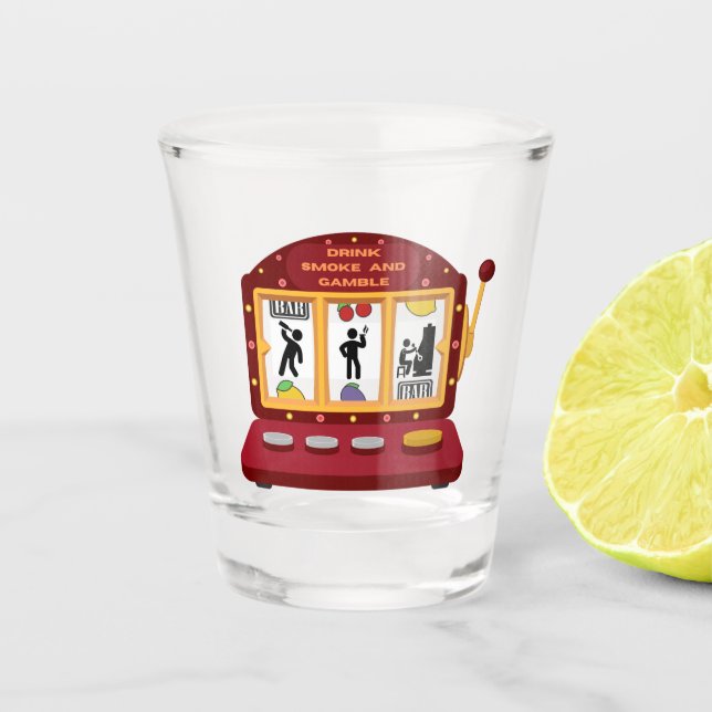 Buvez de la fumée et du verre de tir (Devant)