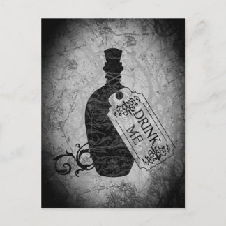 Buvez-Moi Carte postale Gris Bouteille