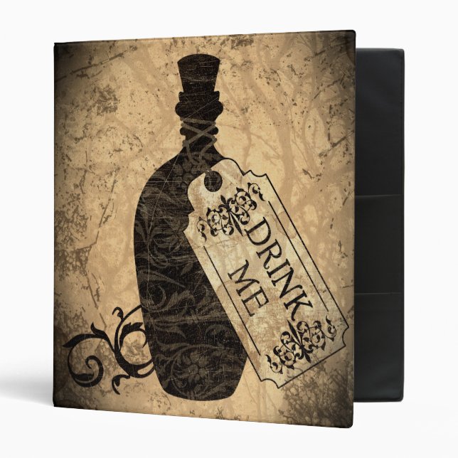 Buvez-moi classeur de bouteille (Devant/intérieur)