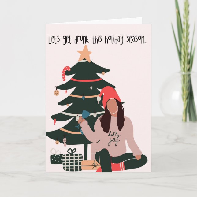 Buvons la carte de Noël (Devant)